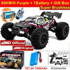 Remote Control Car off Road 4X4 RC Car High Speed Buggy Truck Super Brushless 50 or 80KM/H Fast Drift Racing Toy Gift