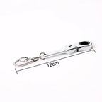 Tuningkeychains JDM Car Auto Tuning Parts 10Mm Ratchet Wrench Keychain Keyring Key Ring Metal